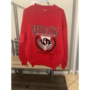 Vintage 1994 Nebraska Huskers NU National Champs Crewneck Sweatshirt L Crable